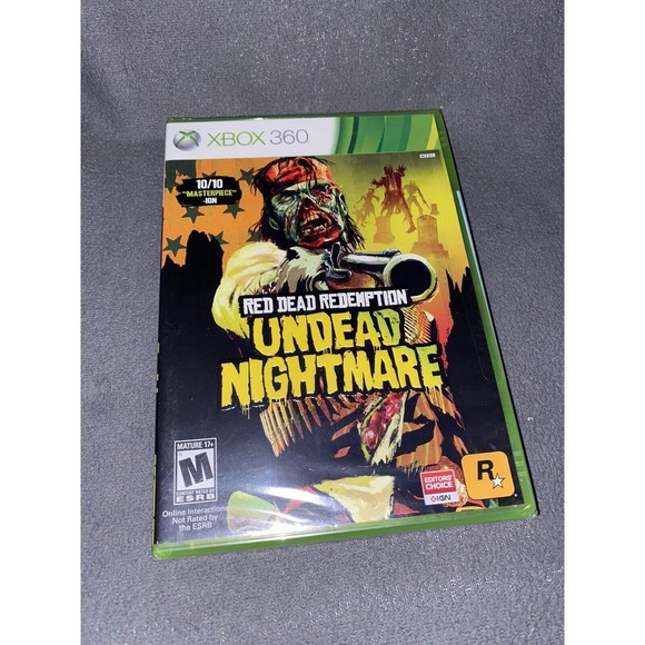 Xbox 360 Undead Nightmare Red Dead Redemption Video Game Factory Sealed! RARE!